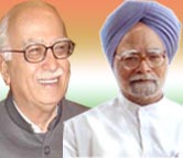 L K Advani, Manmohan Singh