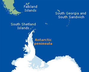 Glacier retreat in Antarctic opens up new carbon sink