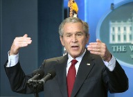 Bush leads governments pledging respect for all faiths