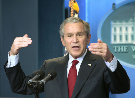 Bush bids farewell to world leaders