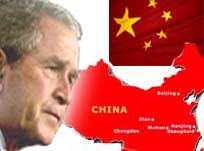 Bush offers help to China, signs condolence book