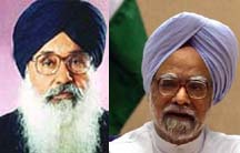 Prakash Singh Badal & Manmohan Singh