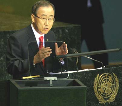 Ban Ki-moon concerned about Iran's uranium enrichment 