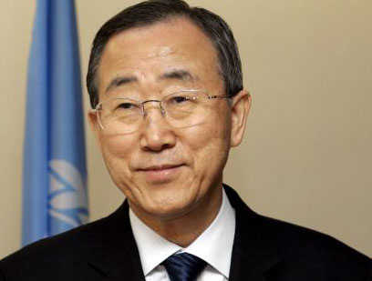 Ban lays out humanitarian challenges for 2009