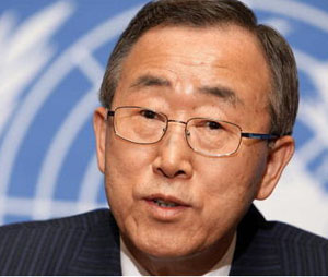 UN chief Ban: Israel's new settlements "illegal"