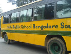 Delhi school bus catches fire; children safe