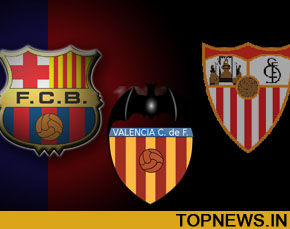 Barcelona, Valencia and Sevilla cruise into Spanish cup