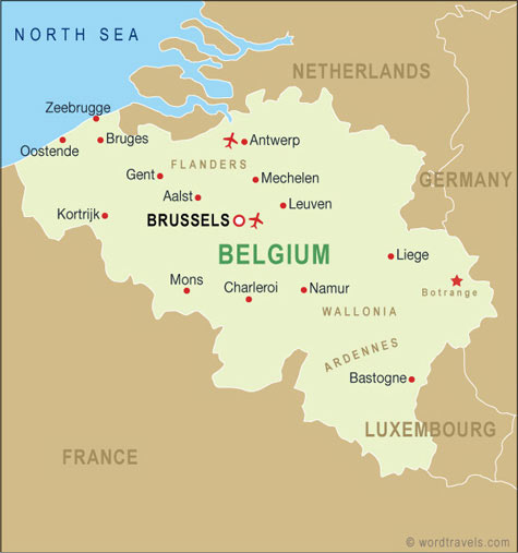 Belgium Map