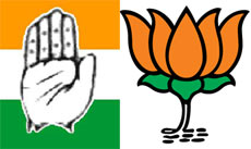 BJP, Congress