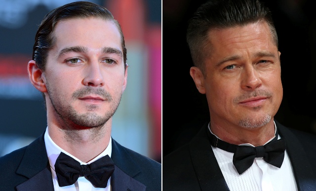 Shia is one of the best actors I've ever worked with, says Brad Pitt