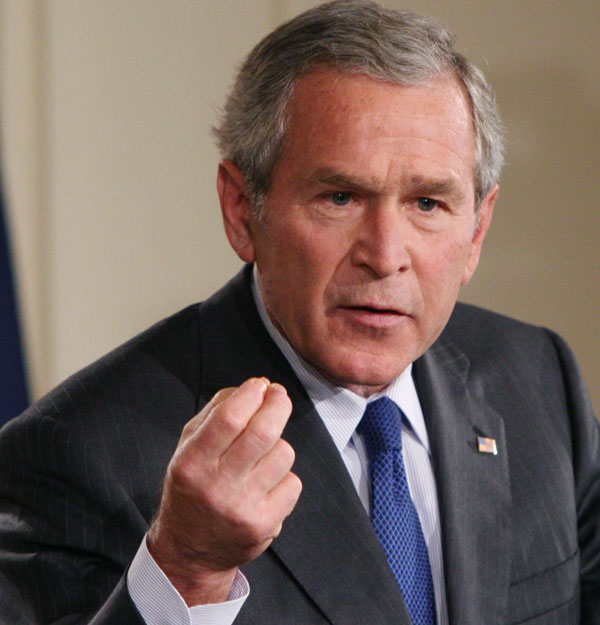 Bush broadens sanctions on Zimbabwe