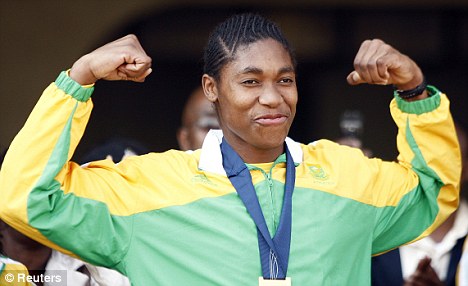 South Africa's champion runner Semenya a hermaphrodite