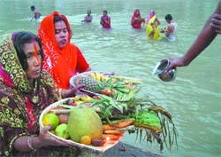 Nation celebrates Chhath Puja
