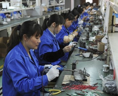 China manufacturing