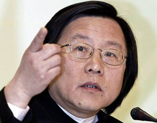 Former vice premier Chiou I-jen