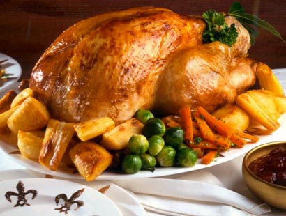 Traditional Christmas lunch of turkey no more Britons’ favourite