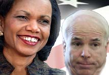 Condoleezza Rice, John McCain