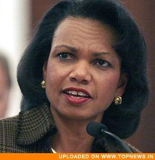 US Secretary of State Condoleezza Rice