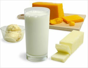 Five servings of dairy products, key to lose weight
