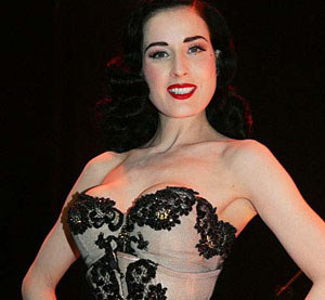 Dita Von Teese’s saucy girl-on-girl photoshoot