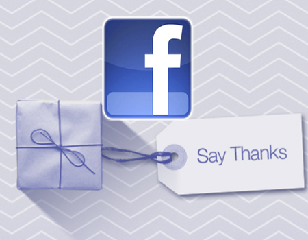 Facebook Say Thanks