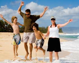 Utilise vacations to develop loving family ties