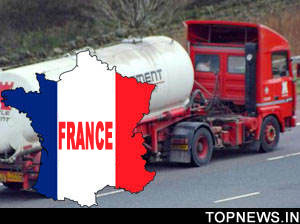 One dead as lorry explodes in France