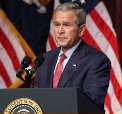 Bush says it will "take a while" to free up credit 