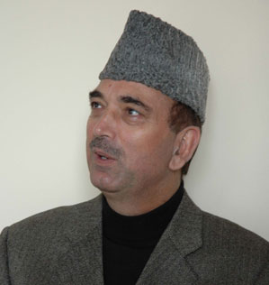 Former Chief Minister of Jammu and Kashmir Ghulam Nabi Azad 