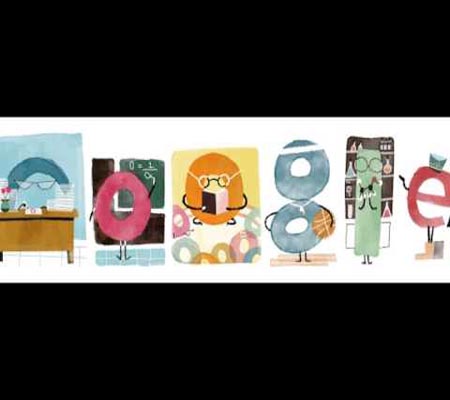 Google celebrates 'Teacher's Day' with colorful doodle
