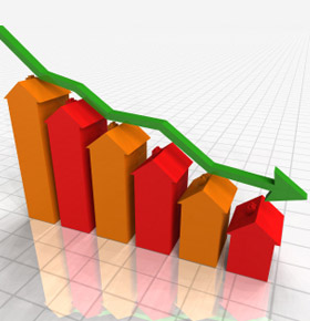 House prices fall 0.1 percent in August, report
