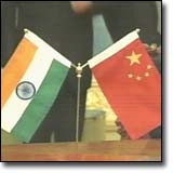 India China Flag