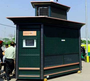 India's First public air purifier operational in Delhi