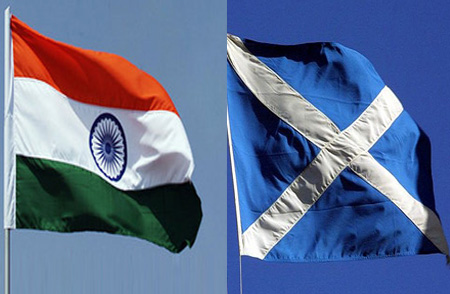 India-Scotland-Flag