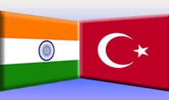 India, Turkey