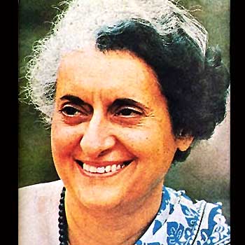 Milestones in Indira Gandhi's life 