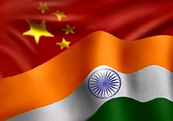 India, China Flag