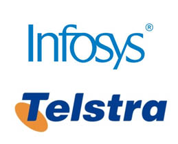 nfosys to pick up most of IBM’s support contract with Australia’s Telstra