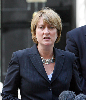 British Home Secretary Jacqui Smith