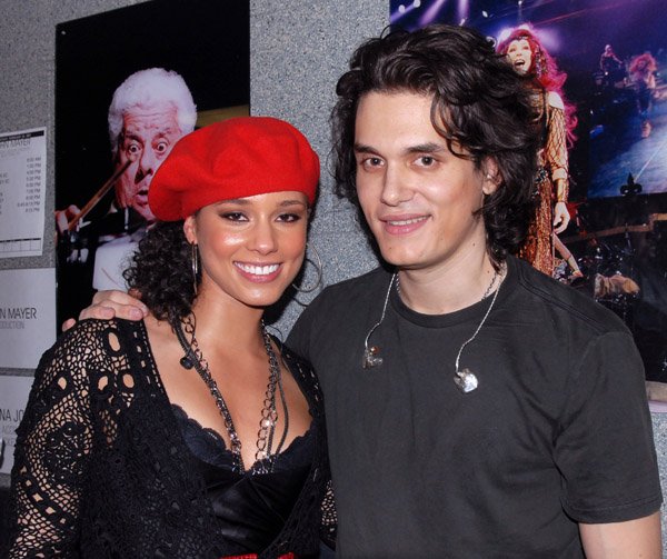 John Mayer shares 2005 Grammy Award with Alicia Keys