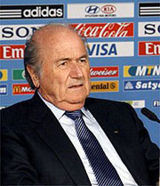 FIFA president Joseph Blatter