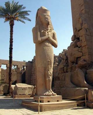 Karnak temple in Egypt