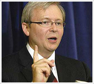 Rudd warns Indian students to abide by Australian laws