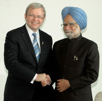 Oz PM meets Dr. Singh to apprise him of action taken against racist attackers