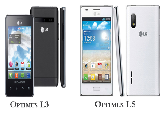 LG to offer Optimus L3 and Optimus L5 in India