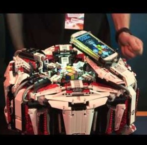 Lego robot cracks Rubik's Cube in record 3.253 seconds