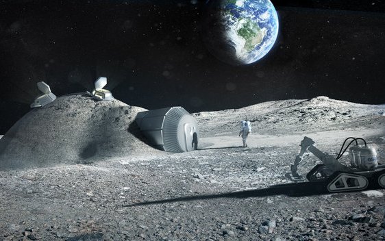 Lunar-base-with3D-printing