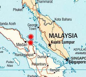 Japan gives 8 million dollars to boost security in Malacca Strait 