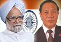 Manmohan Singh, Choummaly Sayasone