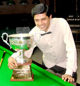 Manudev wins snooker championship opener